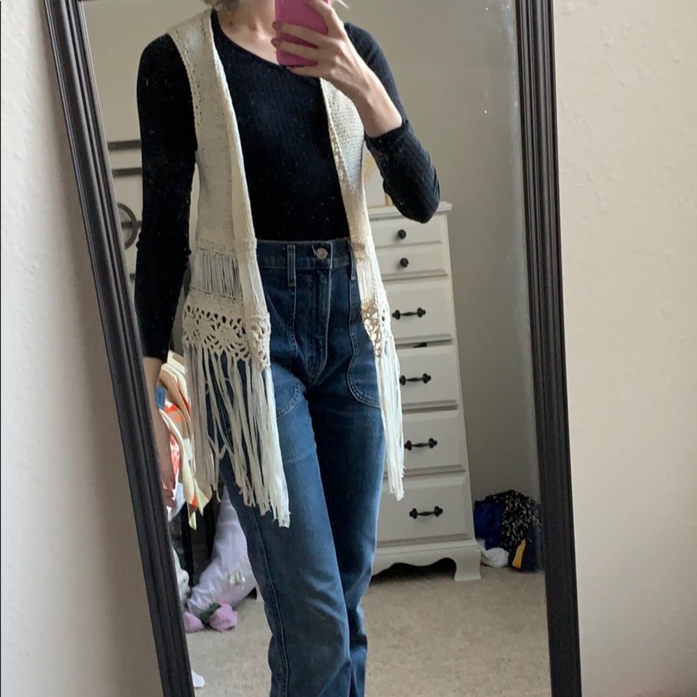 Boho Crochet Vest